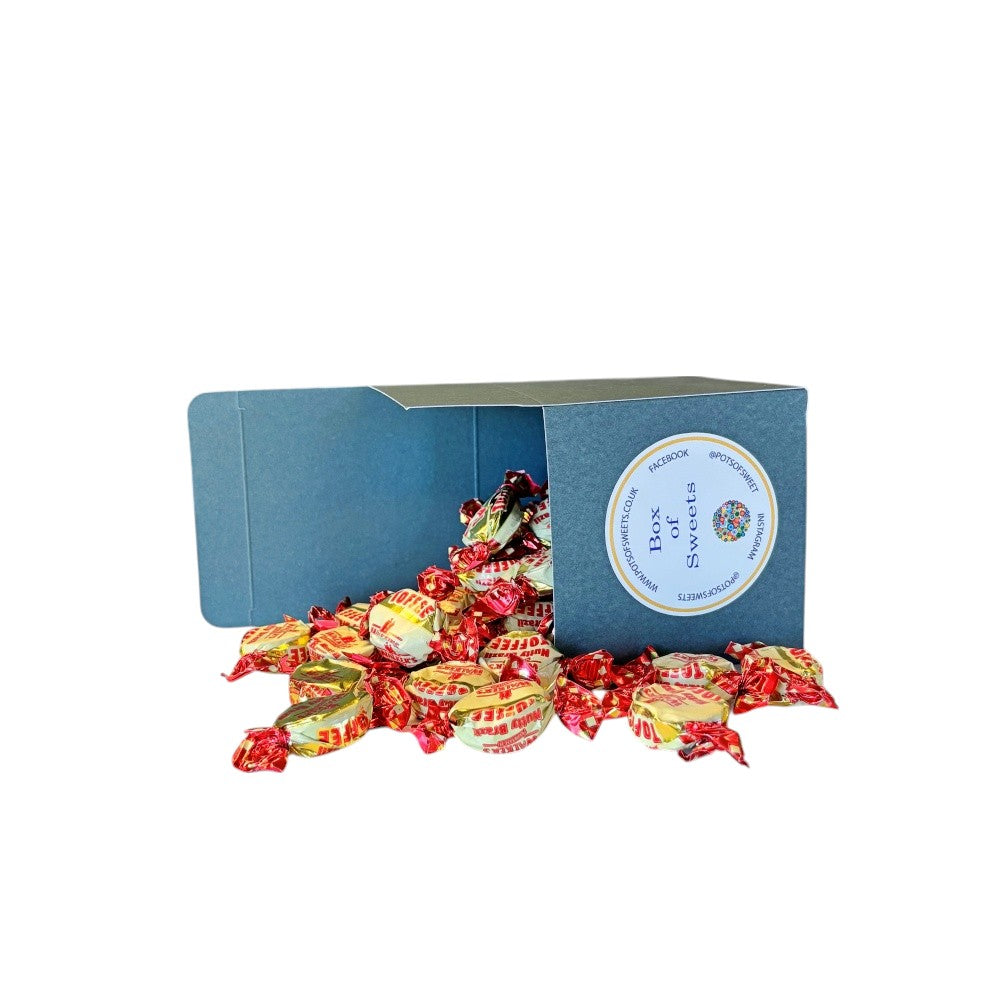 300g Square Box of Walker Nutty Brazil Toffee