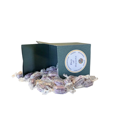 300g Square Box of Sugar Free Blackcurrant and Liquorice