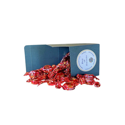 300g Square Box of Walkers Dark Chocolate Toffee