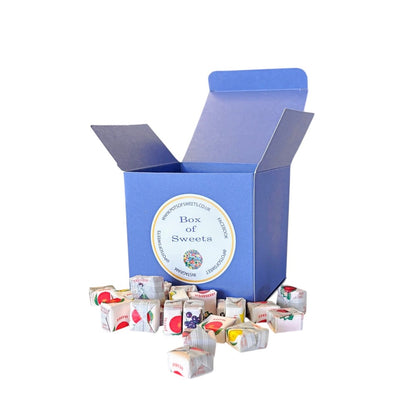 300g Square Box of Fruity Chews Fruit Caramels