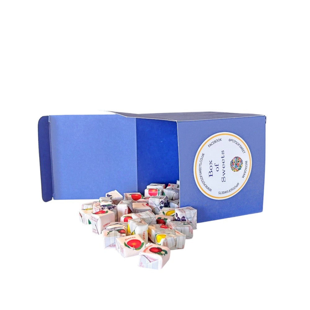 300g Square Box of Fruity Chews Fruit Caramels