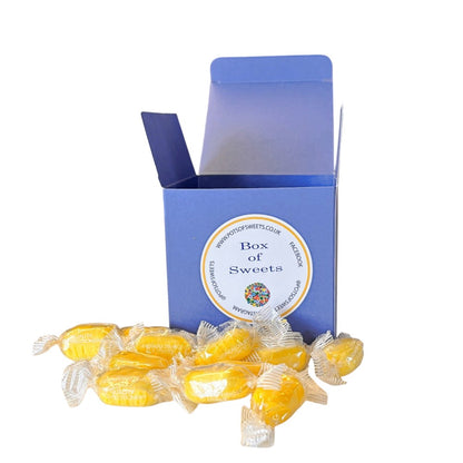 300g Square Box of Sherbet Lemon Sweets