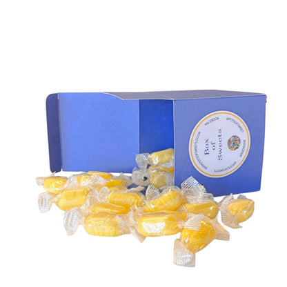 300g Square Box of Sherbet Lemon Sweets