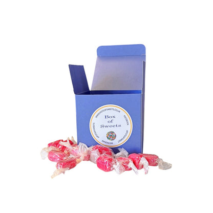 300g Square Box of Strawberry Sherbets Sweets