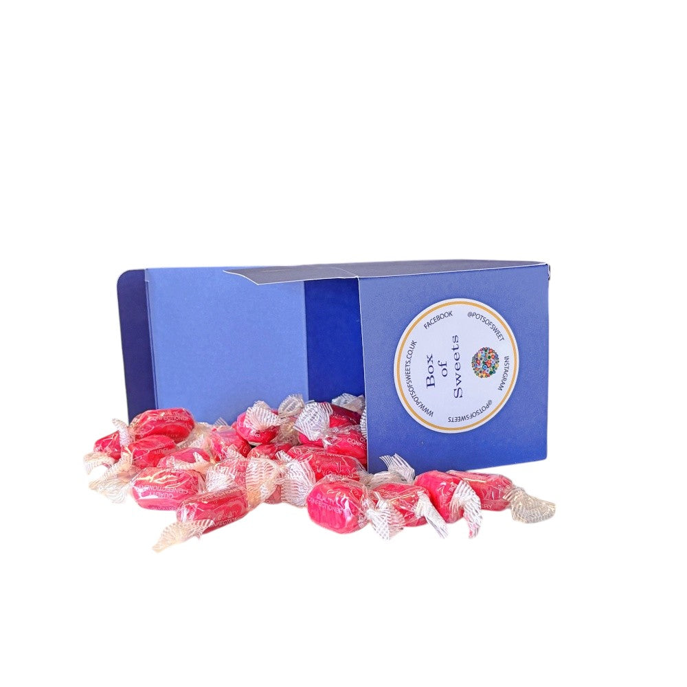 300g Square Box of Strawberry Sherbets Sweets
