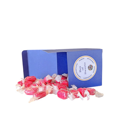 300g Square Box of Strawberry Sherbets Sweets