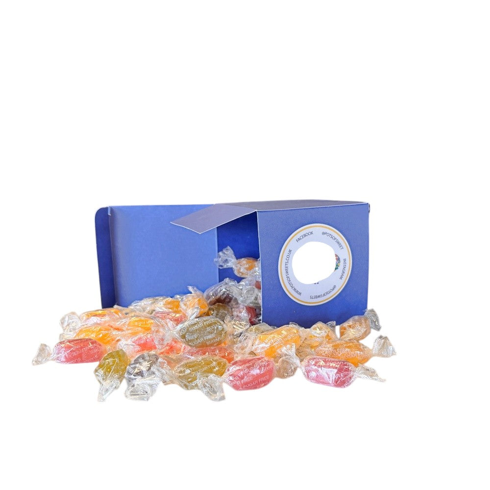 300g Square Box of Sugar Free Fruit Drops