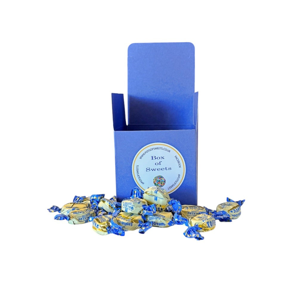 300g Square Box of Walkers English Creamy Toffee