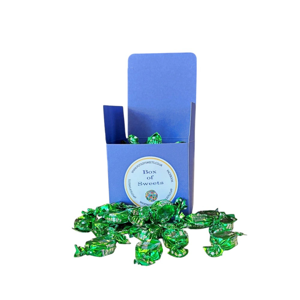 300g Square Box of Walkers Mint Toffee