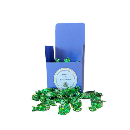 300g Square Box of Walkers Mint Toffee