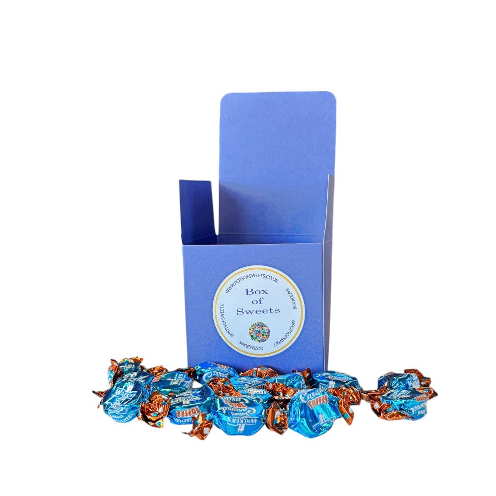 300g Square Box of Walkers Salted Caramel Toffee