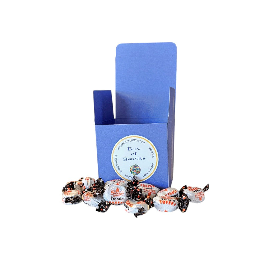 300g Square Box of Walkers Treacle Dabs Toffee