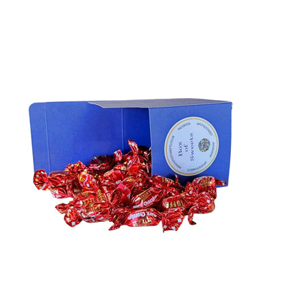 300g Square Box of Walkers Dark Chocolate Toffee