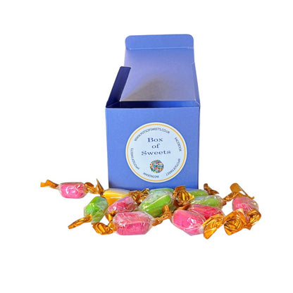 300g Square Box of Chocolate Fruits Sweets