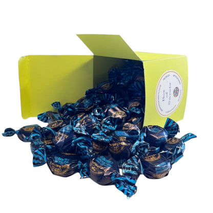 300g Square Box Buchanans Milk Chocolate Caramel Toffees