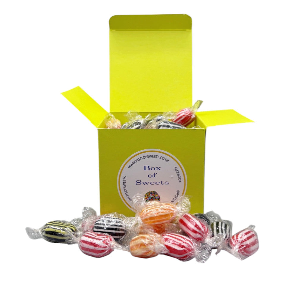 300g Square Box Buchanans Winter Mix Hard Boiled Sweets