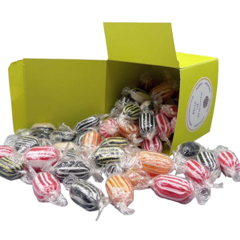 300g Square Box Buchanans Winter Mix Hard Boiled Sweets