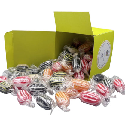 300g Square Box Buchanans Winter Mix Hard Boiled Sweets