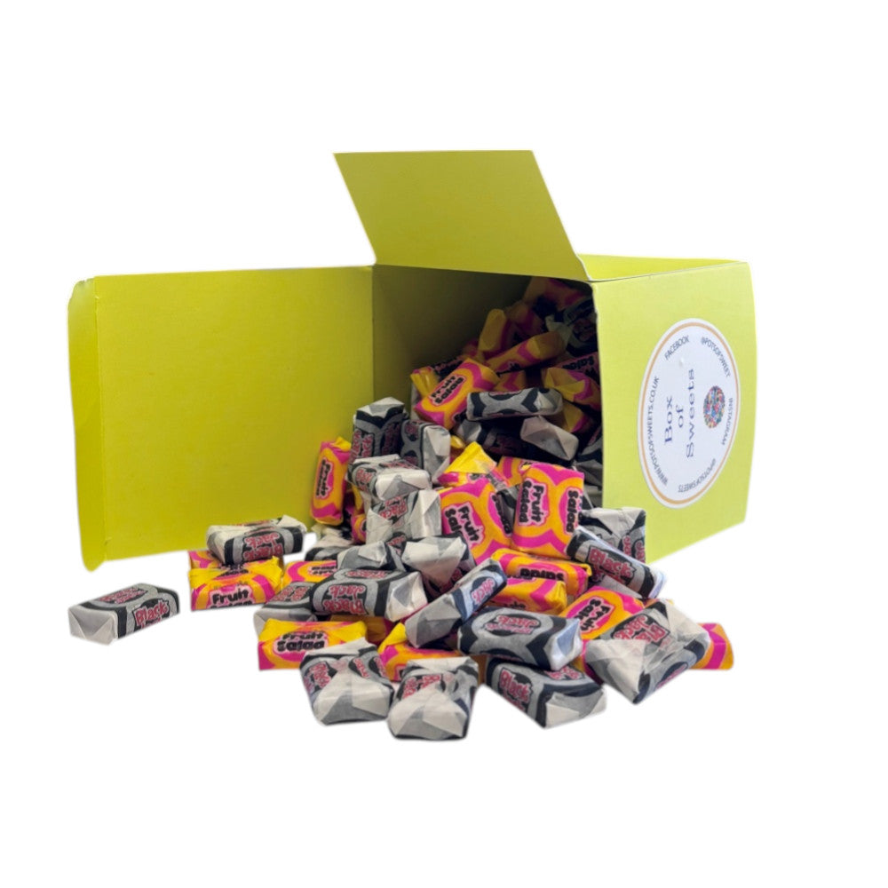 300g Square Box of Black Jacks and Fruit Salads