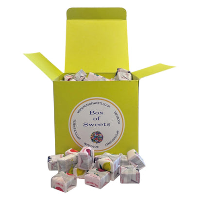 300g Square Box of Fruity Chews Fruit Caramels