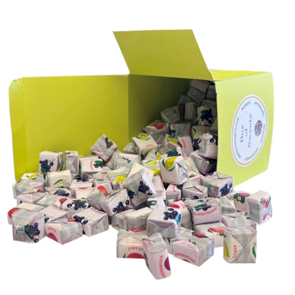 300g Square Box of Fruity Chews Fruit Caramels