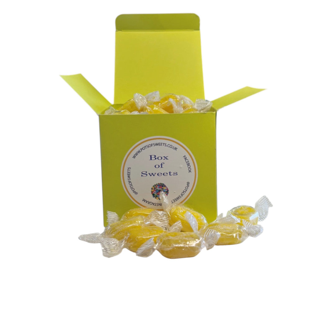 300g Square Box of Sherbet Lemon Sweets