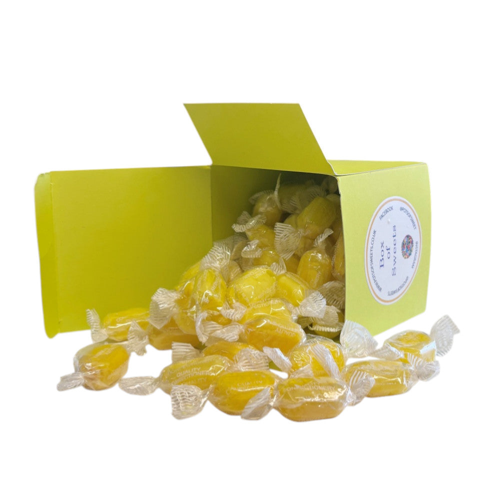 300g Square Box of Sherbet Lemon Sweets