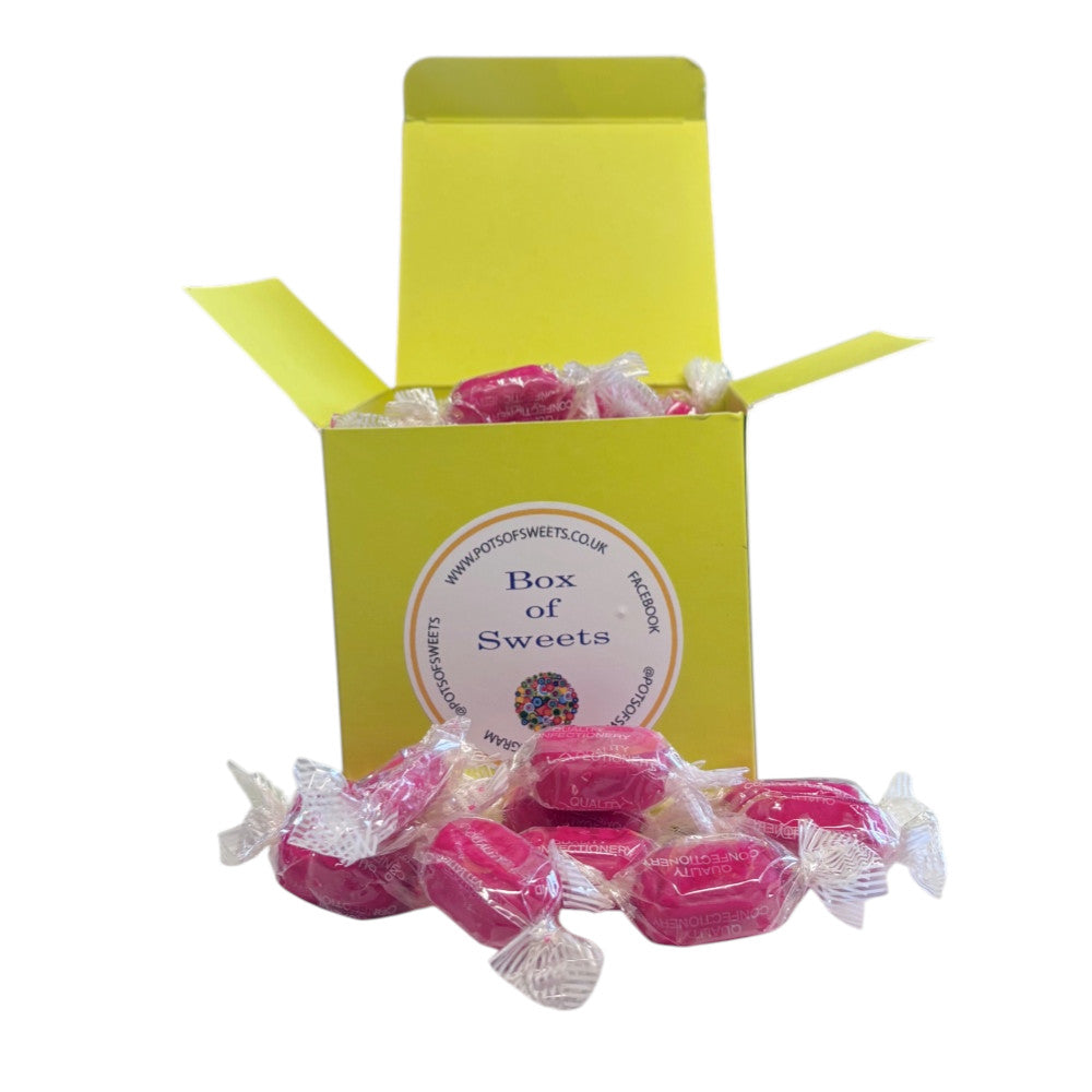 300g Square Box of Strawberry Sherbets Sweets