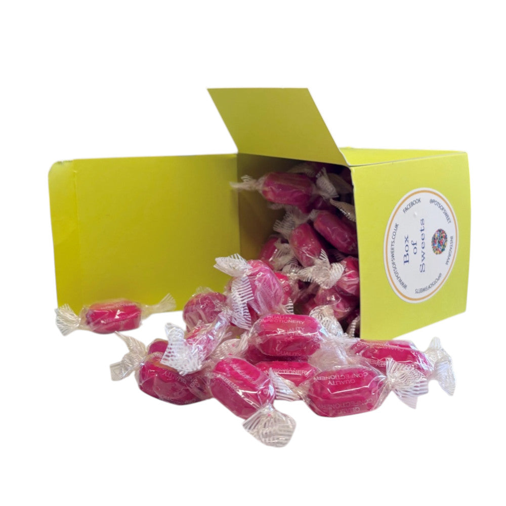 300g Square Box of Strawberry Sherbets Sweets