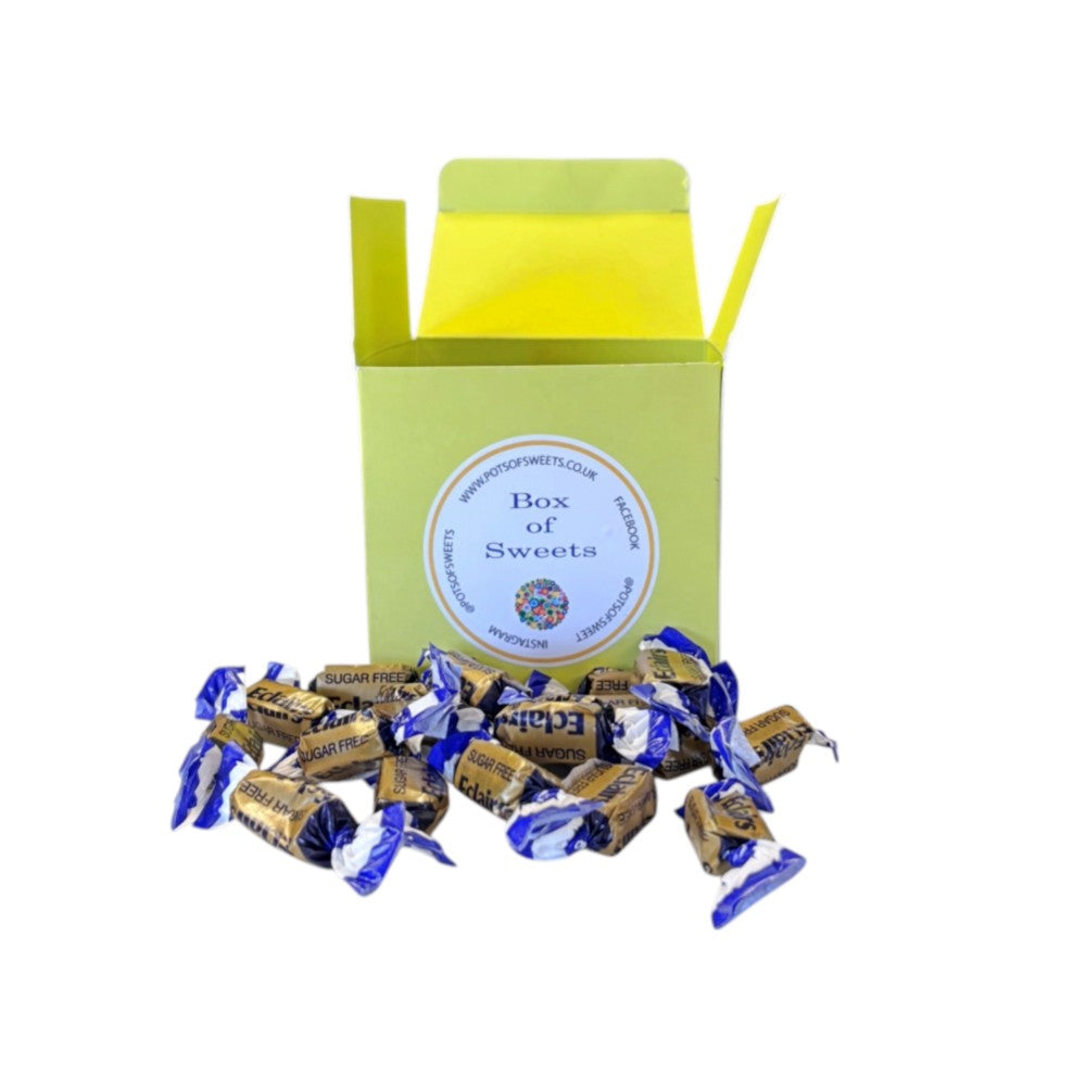 300g Square Box of Sugar Free Chocolate Eclairs