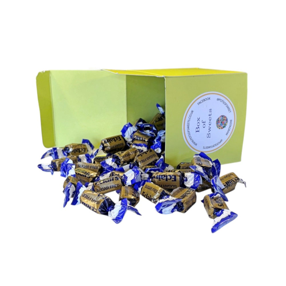 300g Square Box of Sugar Free Chocolate Eclairs