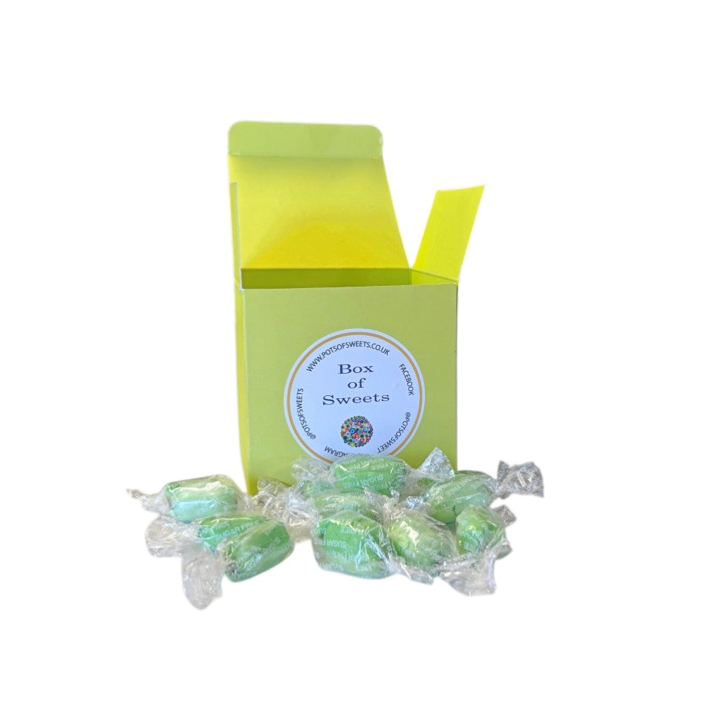 300g Square Box of Sugar Free Chocolate Limes Sweets