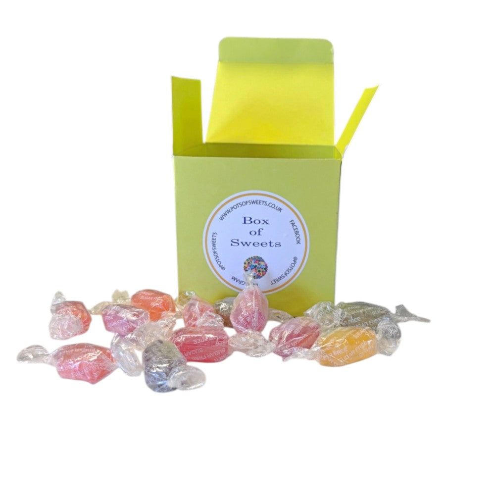 300g Square Box of Sugar Free Fruit Drops