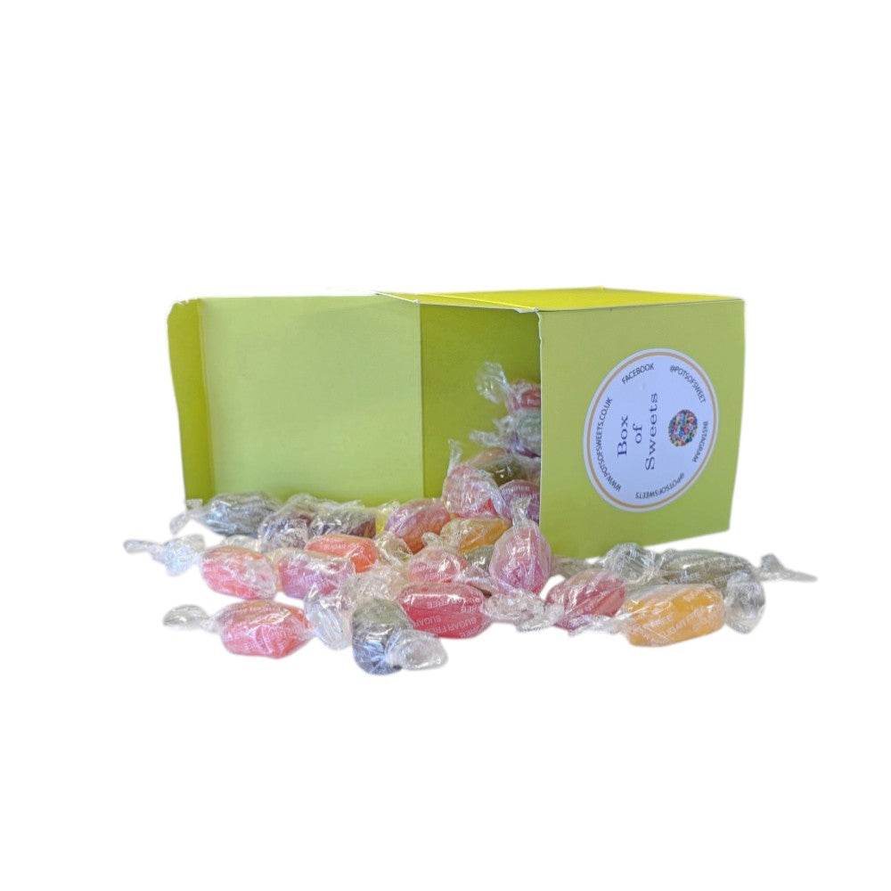 300g Square Box of Sugar Free Fruit Drops