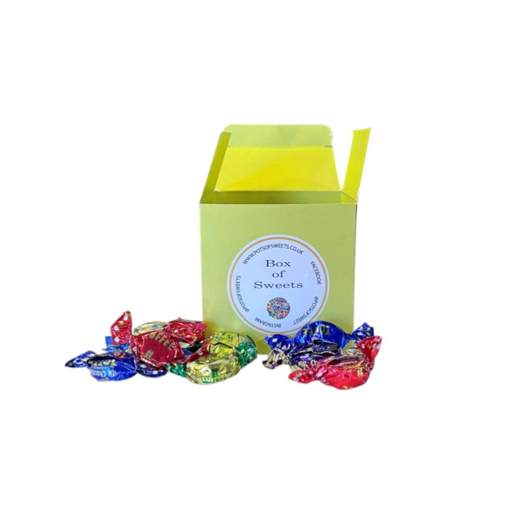 300g Square Box of Walkers Assorted Toffees