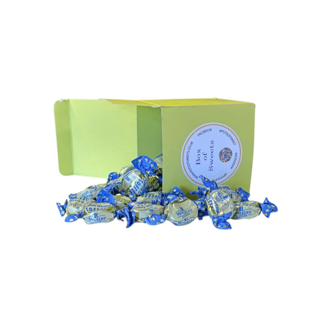 300g Square Box of Walkers English Creamy Toffee