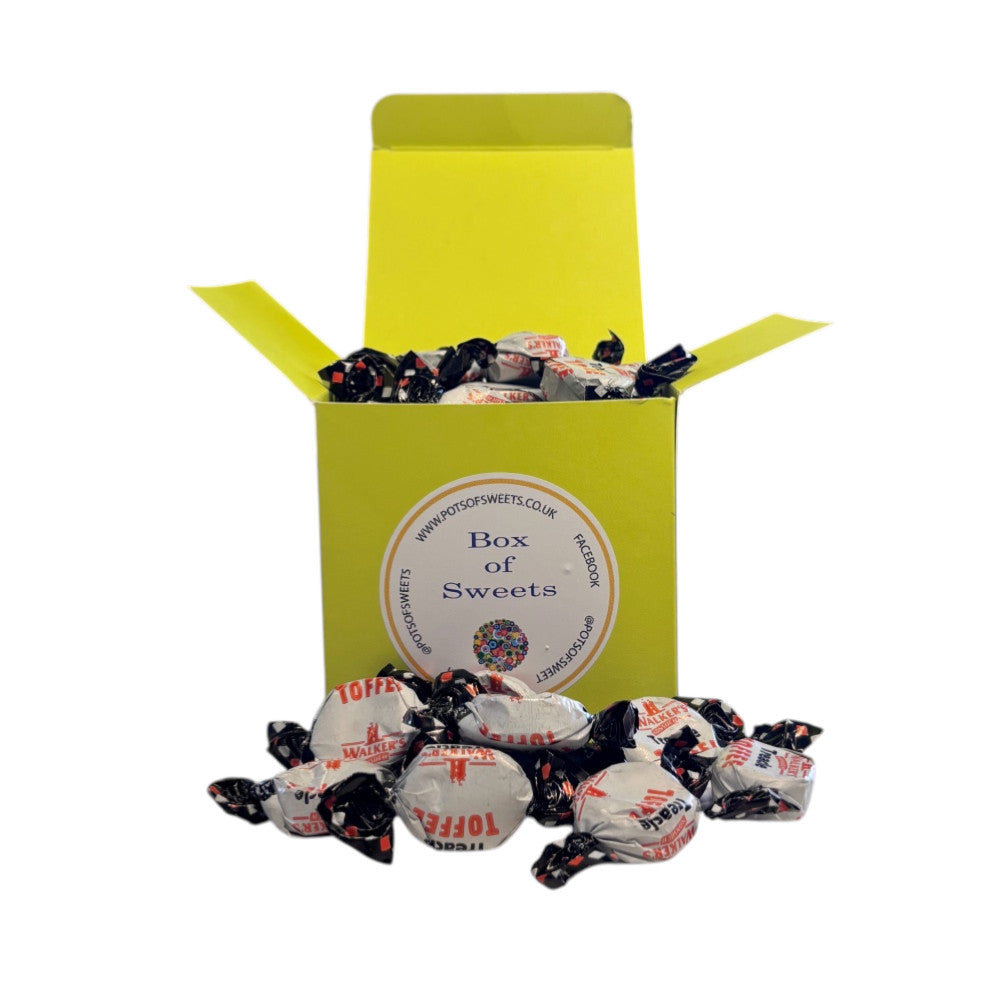 300g Square Box of Walkers Treacle Dabs Toffee