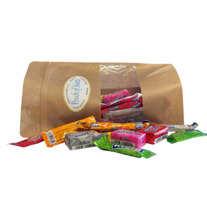 250g Pouch of Maoam Joystix, Bloxs, Strips Fruit Chews Sweets