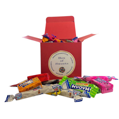 300g Square Box of Maoam Joystix, Bloxs, Strips Fruit Chews Sweets