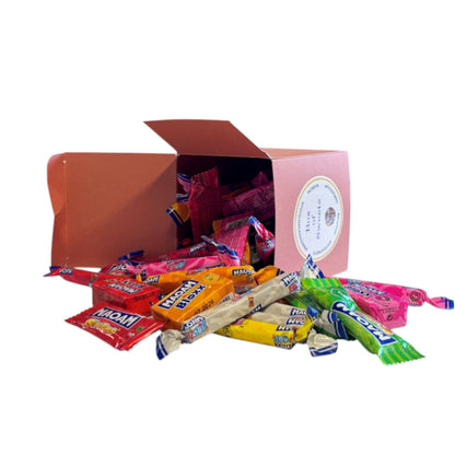 300g Square Box of Maoam Joystix, Bloxs, Strips Fruit Chews Sweets