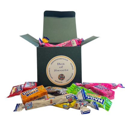 300g Square Box of Maoam Joystix, Bloxs, Strips Fruit Chews Sweets