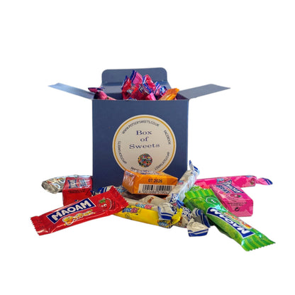 300g Square Box of Maoam Joystix, Bloxs, Strips Fruit Chews Sweets