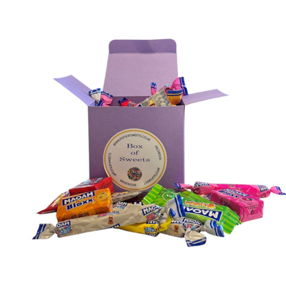 300g Square Box of Maoam Joystix, Bloxs, Strips Fruit Chews Sweets