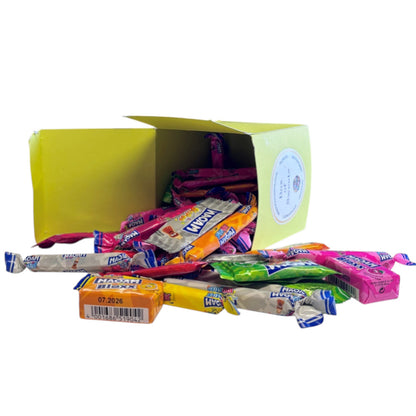 300g Square Box of Maoam Joystix, Bloxs, Strips Fruit Chews Sweets