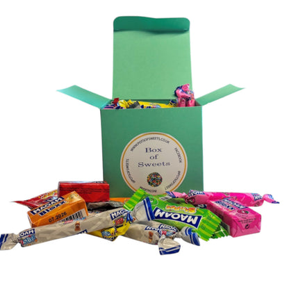 300g Square Box of Maoam Joystix, Bloxs, Strips Fruit Chews Sweets