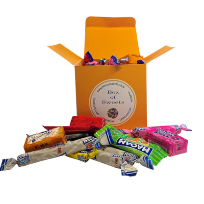 300g Square Box of Maoam Joystix, Bloxs, Strips Fruit Chews Sweets