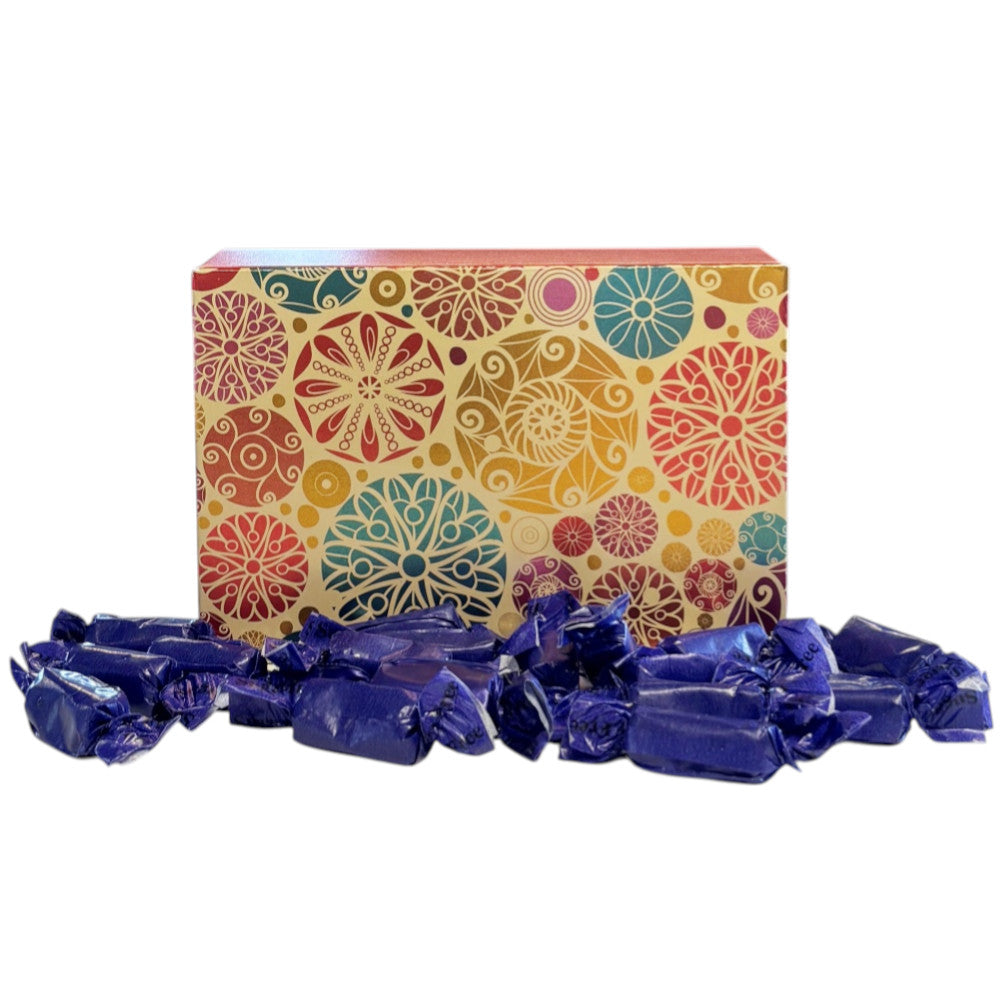 250g Rectangular Patterned Box of Sugar Free Liquorice Toffee