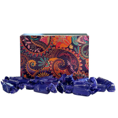 250g Rectangular Patterned Box of Sugar Free Liquorice Toffee