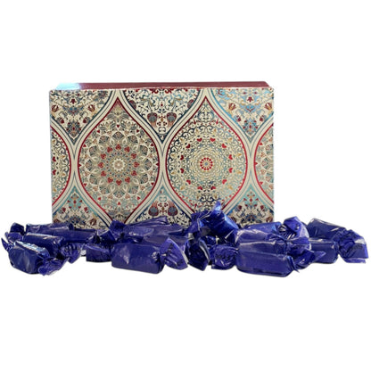 250g Rectangular Patterned Box of Sugar Free Liquorice Toffee