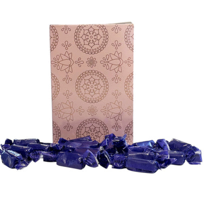 250g Rectangular Patterned Box of Sugar Free Liquorice Toffee